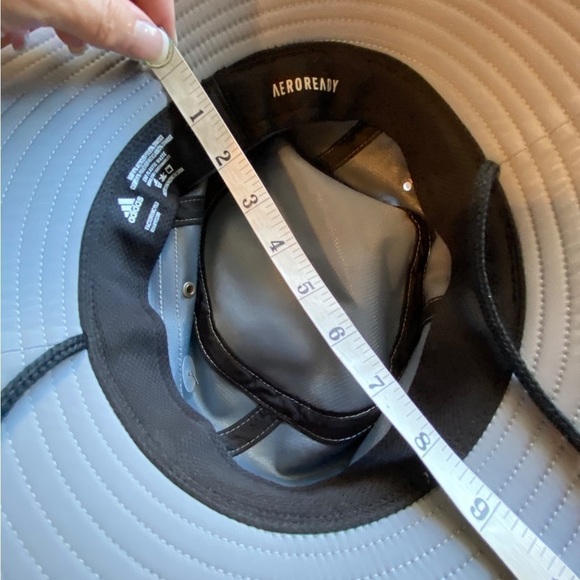 Adidas Gray Aeroready Bucket Hat Unisex O/S - Picture 6 of 14